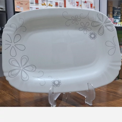 تصویر 2 از خرید دیس رستورانی چهار گوش ملامین + قیمت فروش استثنایی